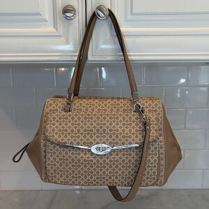Coach Bag Purse Handbag Kimberly Needlepoint Carry All Crossbody Convert Tote